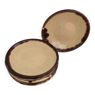6 assiettes à dessert