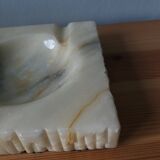 Marble or alabaster ashtray