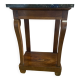 Console Restauration en placage d'acajou