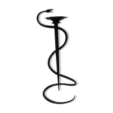Vintage metal snake ashtray