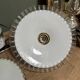 Opaline serrated lamp