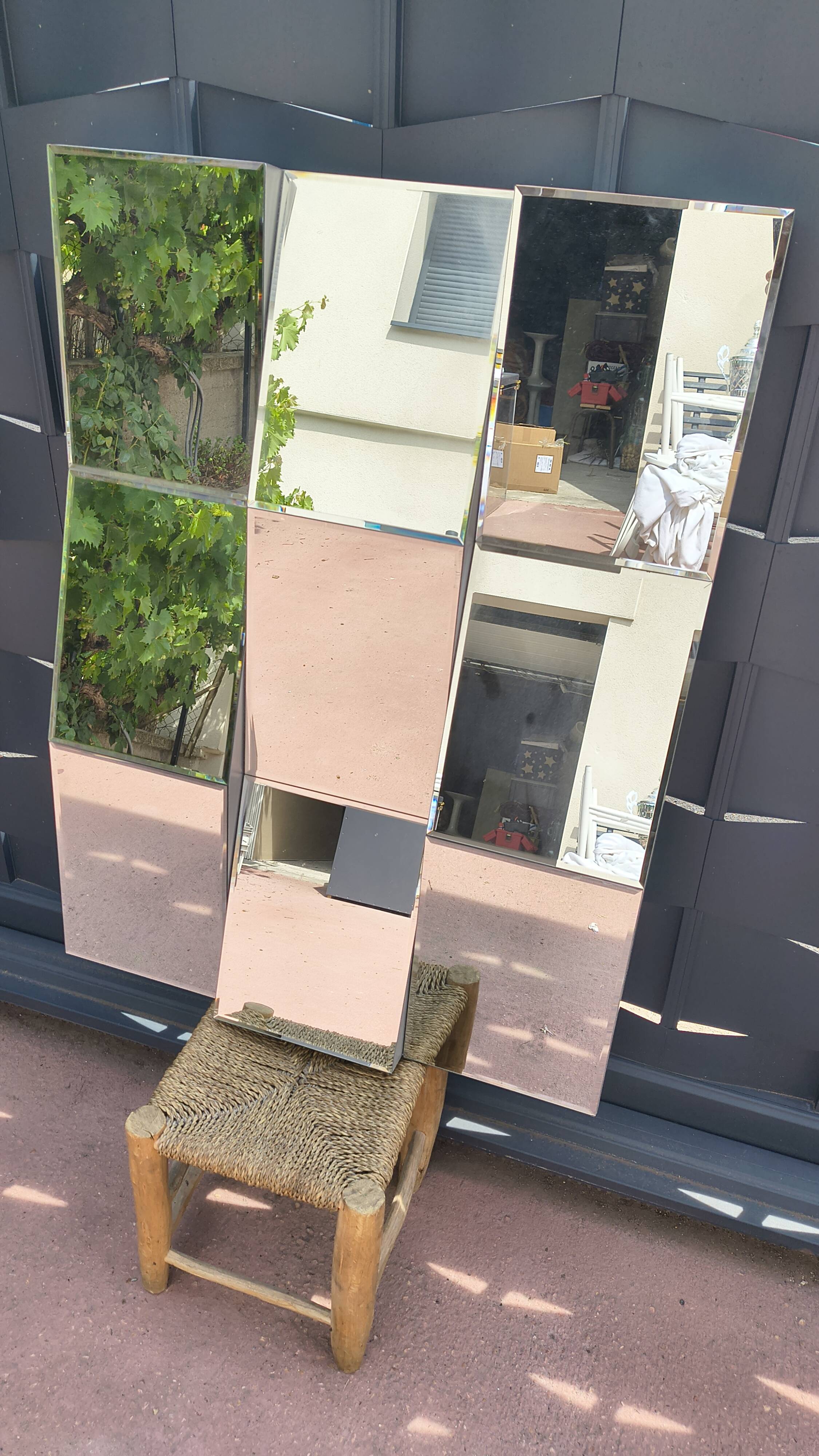 Miroir mural design Deknudt Decora - Modèle « Zigzag »