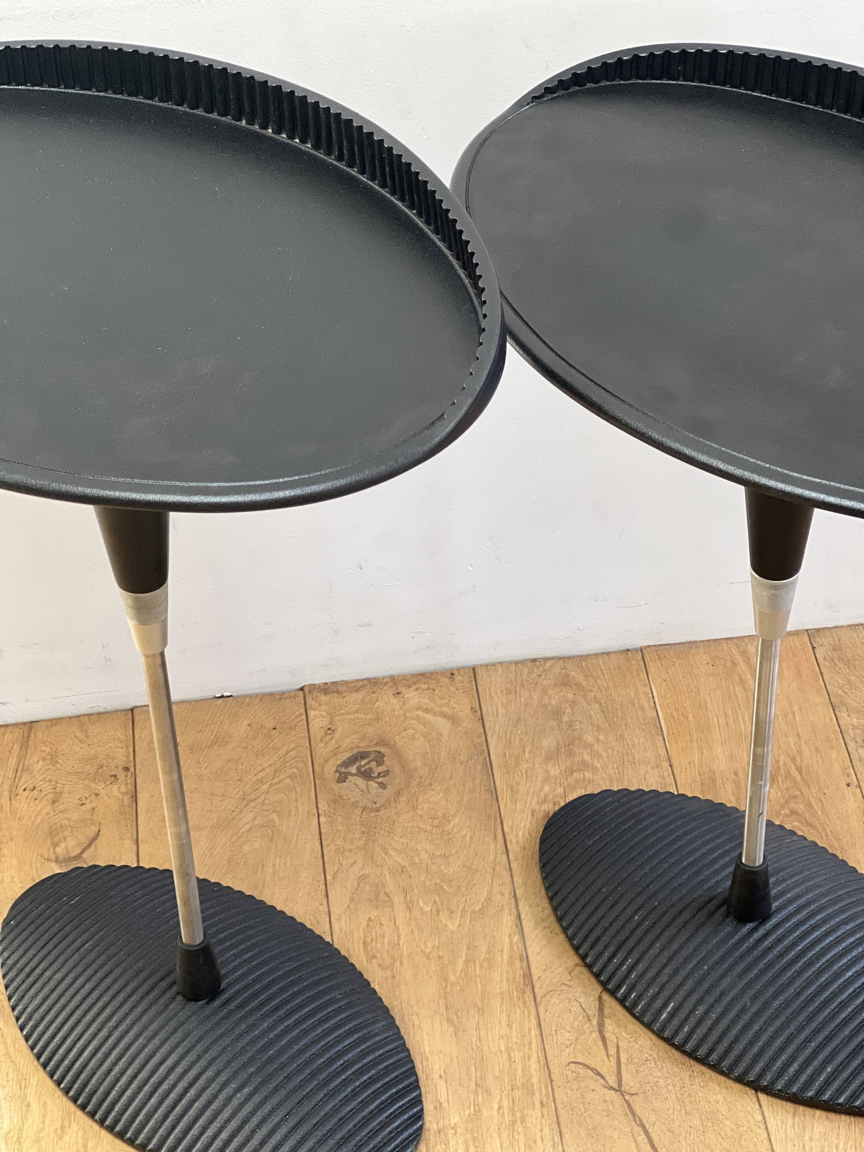 Metal and Acrylic Side Table by Starck