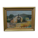 eva holmberg-jacobsson, swedish modern painting, 1960s, oil on canvas
