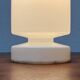 Mid-century minimalist glass table lamp, 1960s