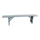 Wooden farm bench