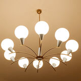 Vintage chandelier italy, 50s