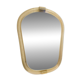 Miroir mural en verre de Murano « Torciglione » de style Barovier