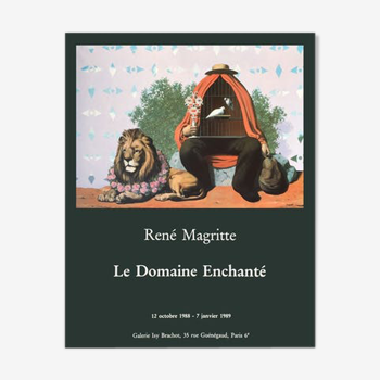 Affiche René Magritte 1989