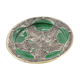 Plat vert céramique marocain
