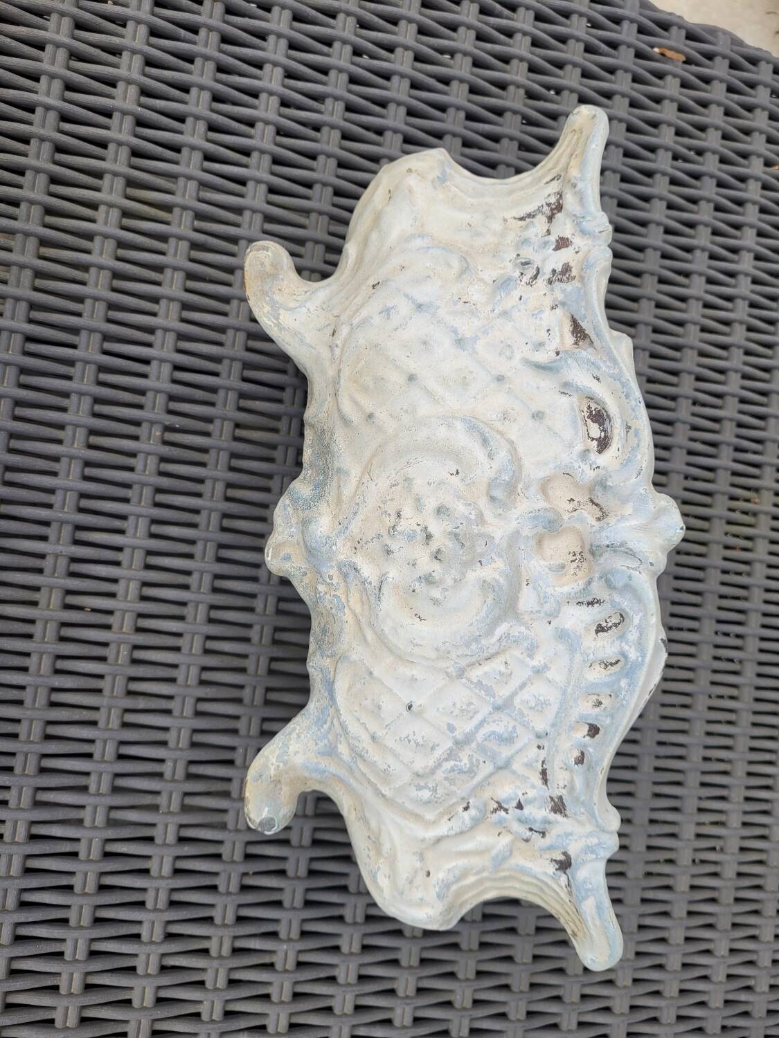 Antique cast iron planter