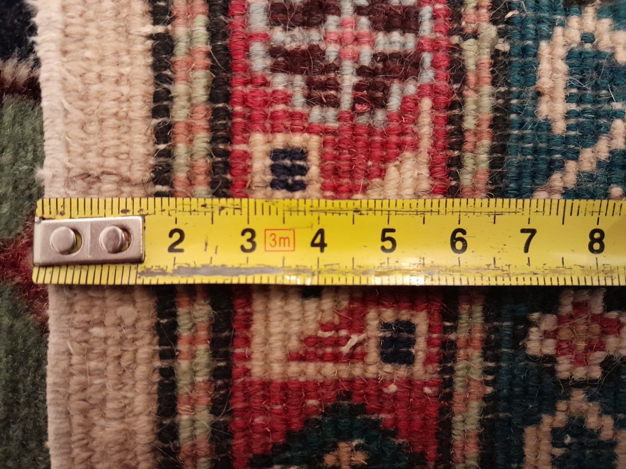 Handmade Caucasian rug 263x158cm