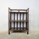 3-tier rattan shelf