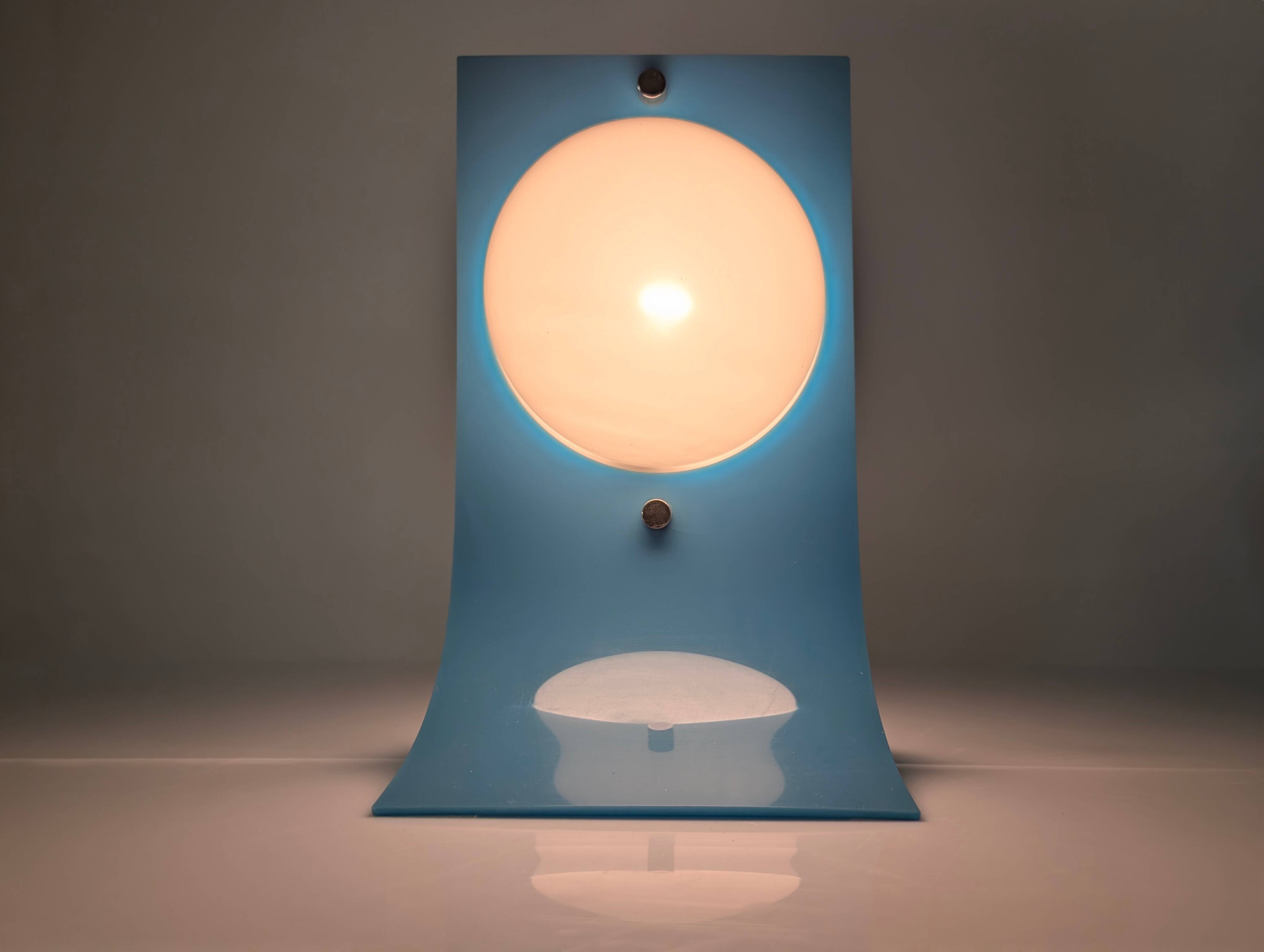 Lampe Area bleue de Neal, petite taille, années 1960