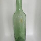 Set of 3 transparent glass bottles
