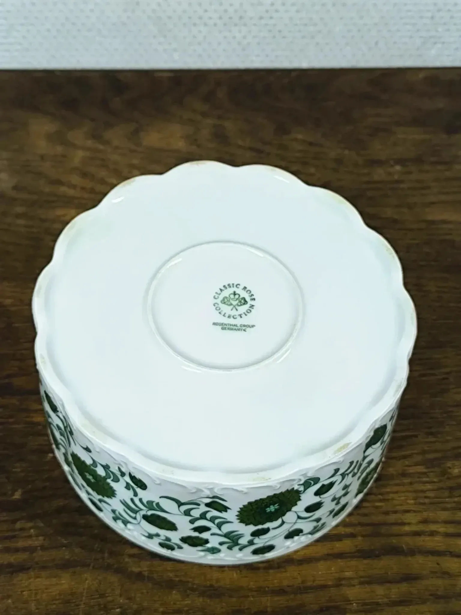 Large bowl / vintage porcelain salad bowl Rosenthal Monbijou Giscard