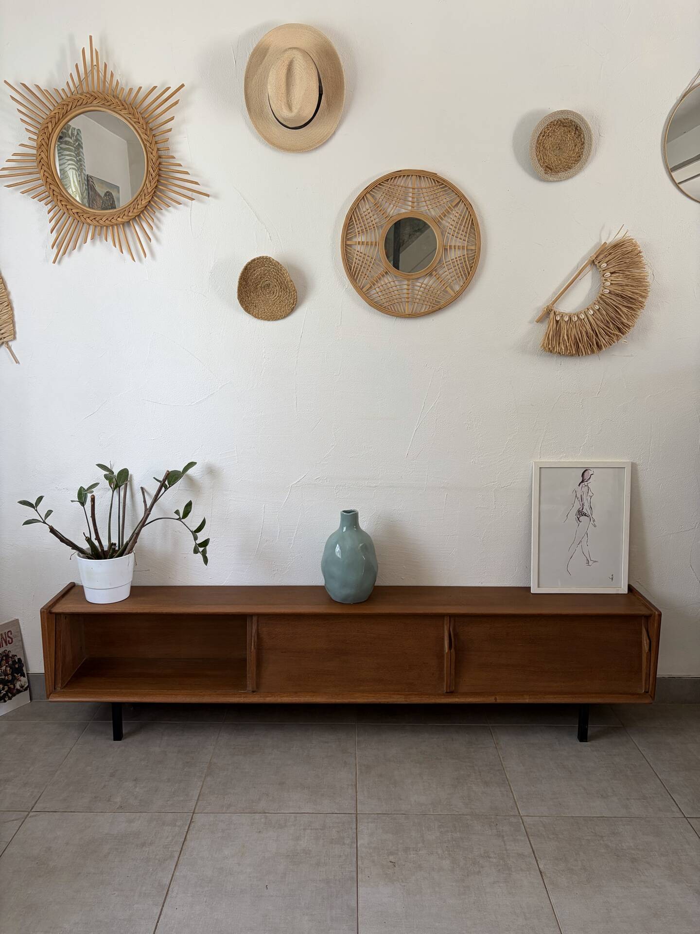 Vintage low enfilade (shallow)