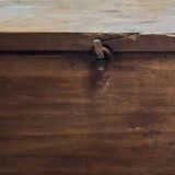 Ancienne Maie Ou Coffre En Bois Naturel Avec Un Tiroir