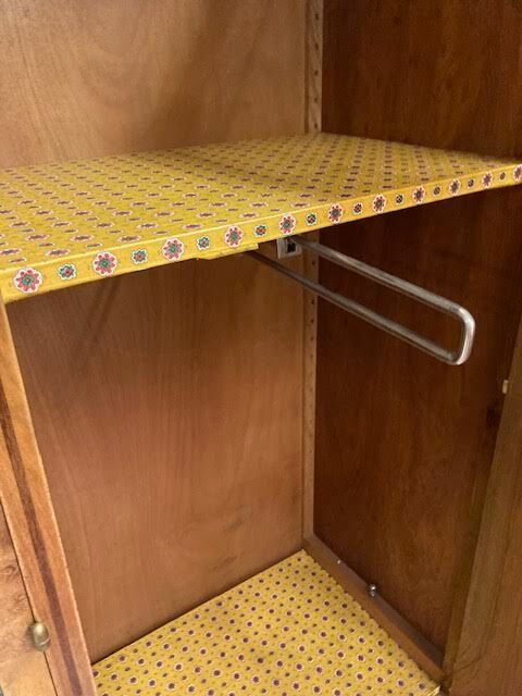 3-door Art Deco wardrobe