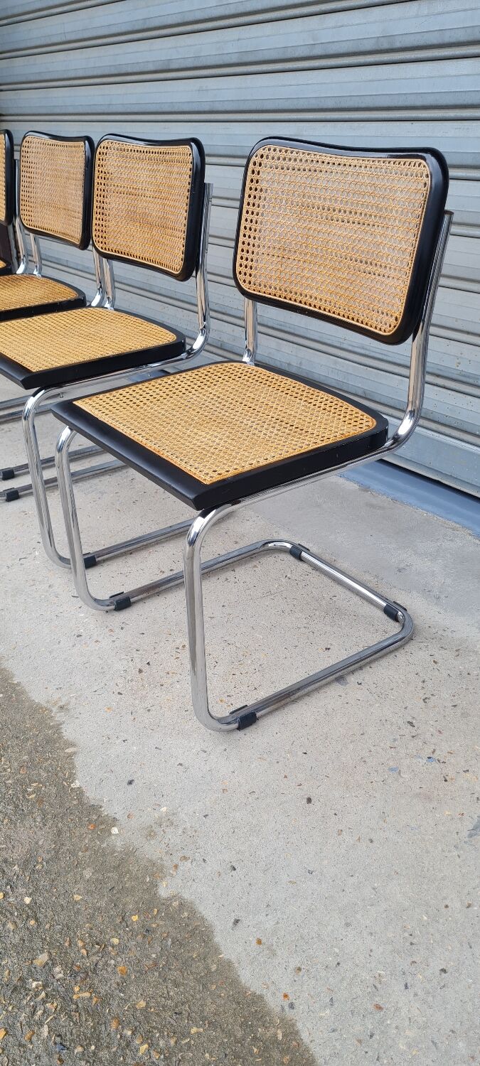 Set of four chairs B32 cesca Marcel Breuer