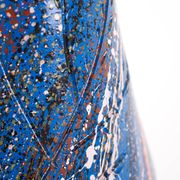 Blue ceramic vase, Danish design, 1970s, made in Denmark