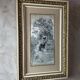 Paire de tableaux en soie