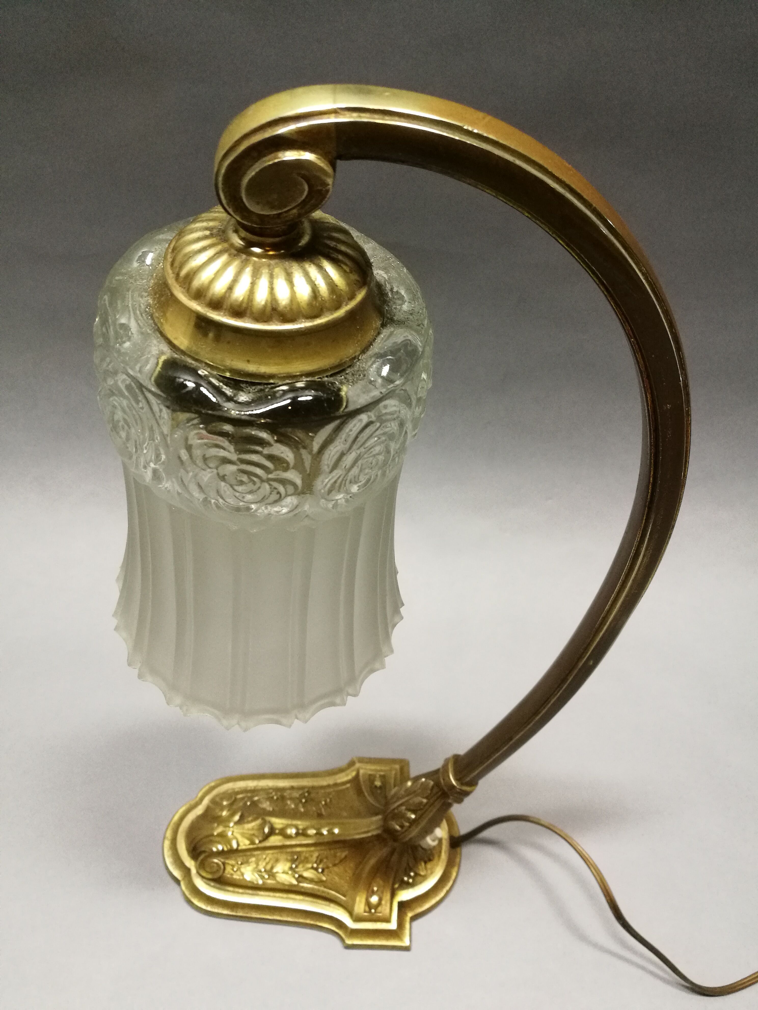 Lampe en bronze art deco 1930 Charles Ranc