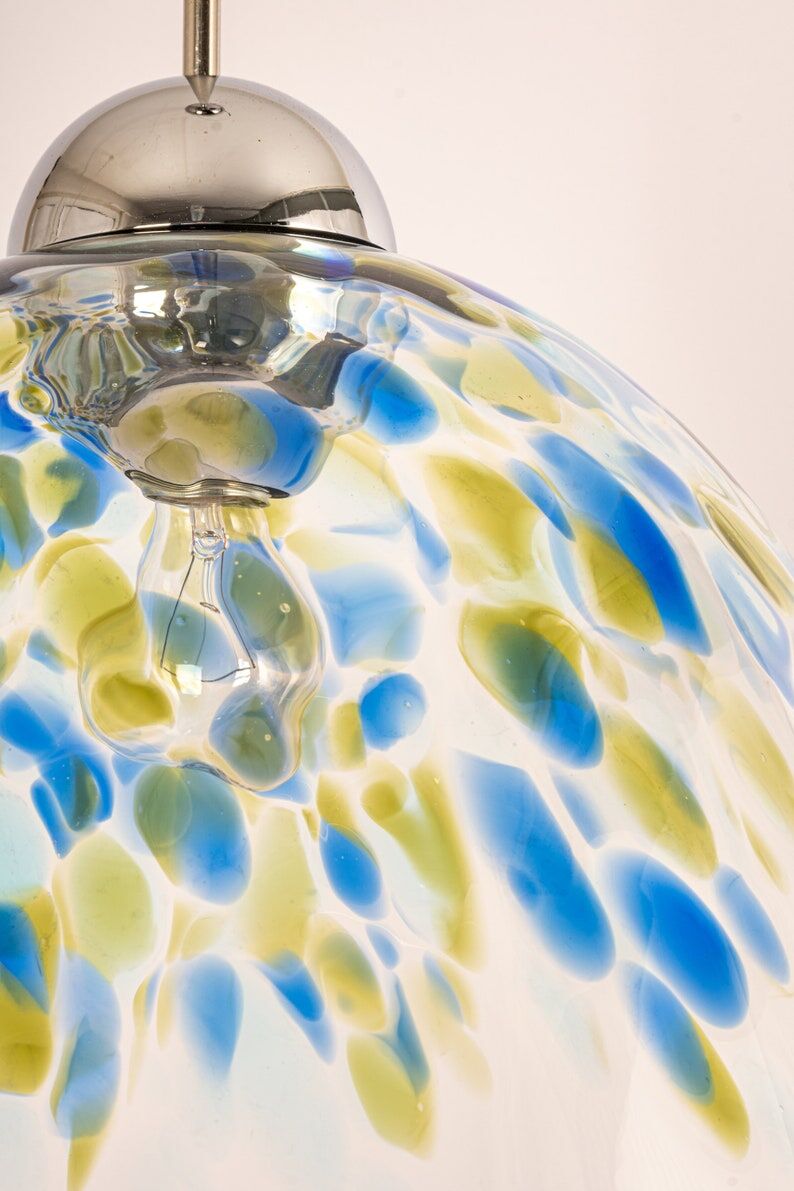 Murano glass pendant lamp designed by Kalmar Austria 1970s