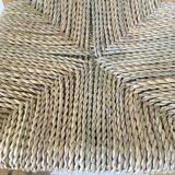 Wooden and rope stool