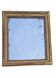 Antique Rectangular Mirror in Gilded Wood Height 38 cm