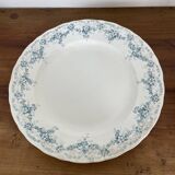 Plat rond 33 cm en faïence de Maastricht modèle Clara