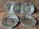 Set of 5 metal coasters