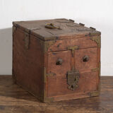 Antique Japanese box with drawers and hinged lid – Early Showa period (c. 1928)