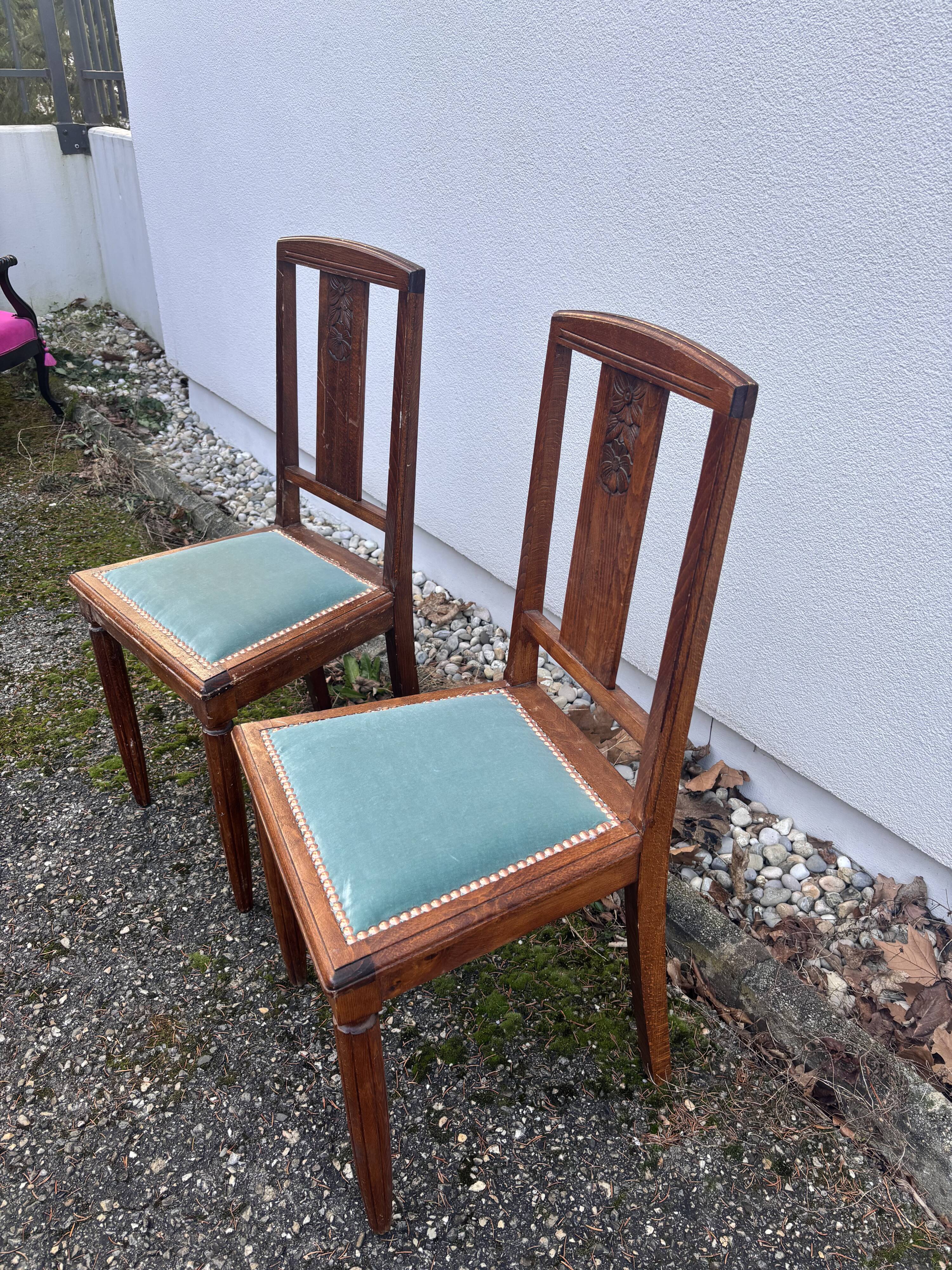 Pair of Art Deco chairs