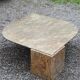 70s designer marble coffee table