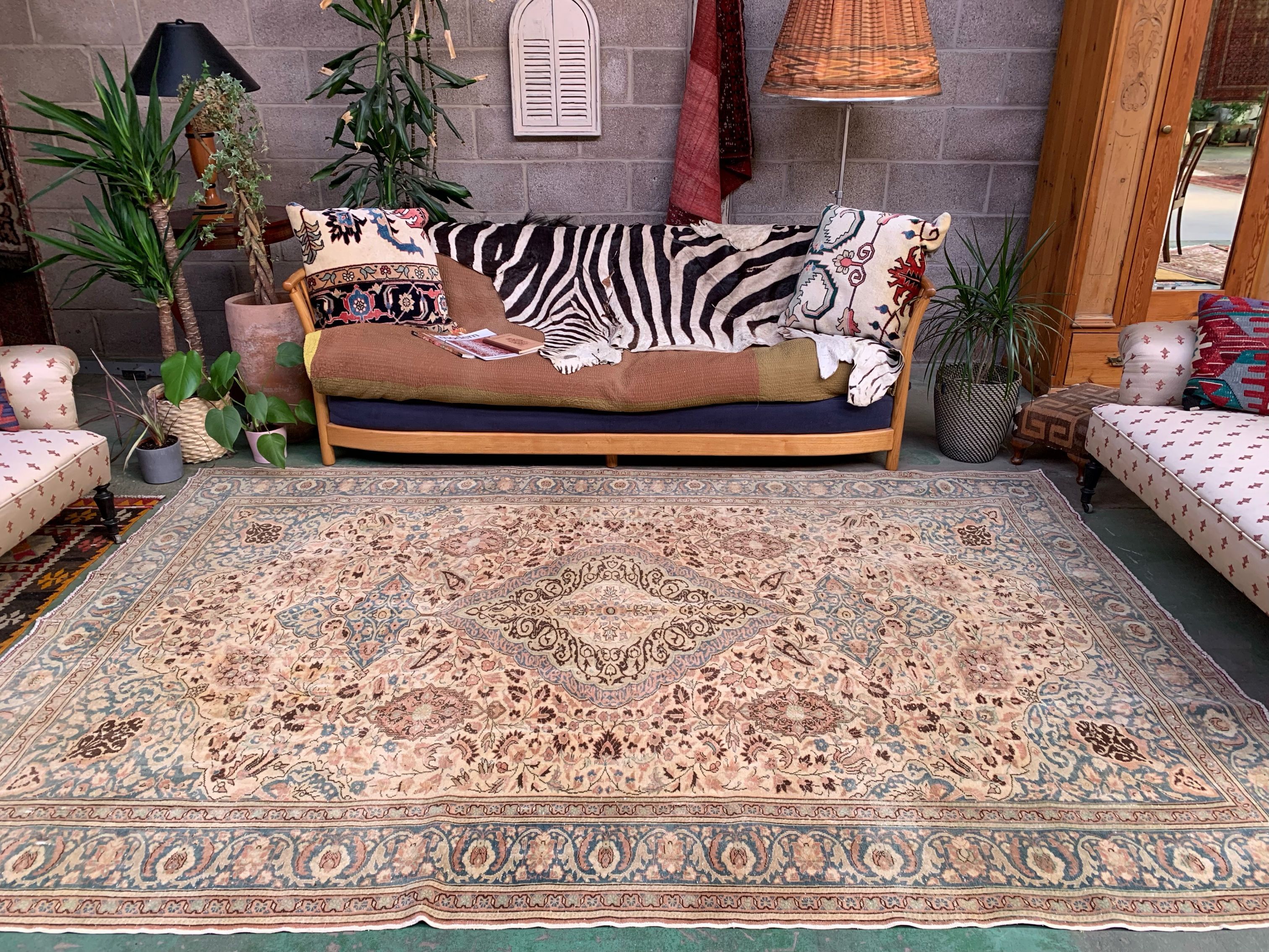 Vintage Turkish Rug 297x197 cm