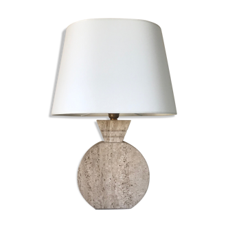 Vintage travertine lamp years 60