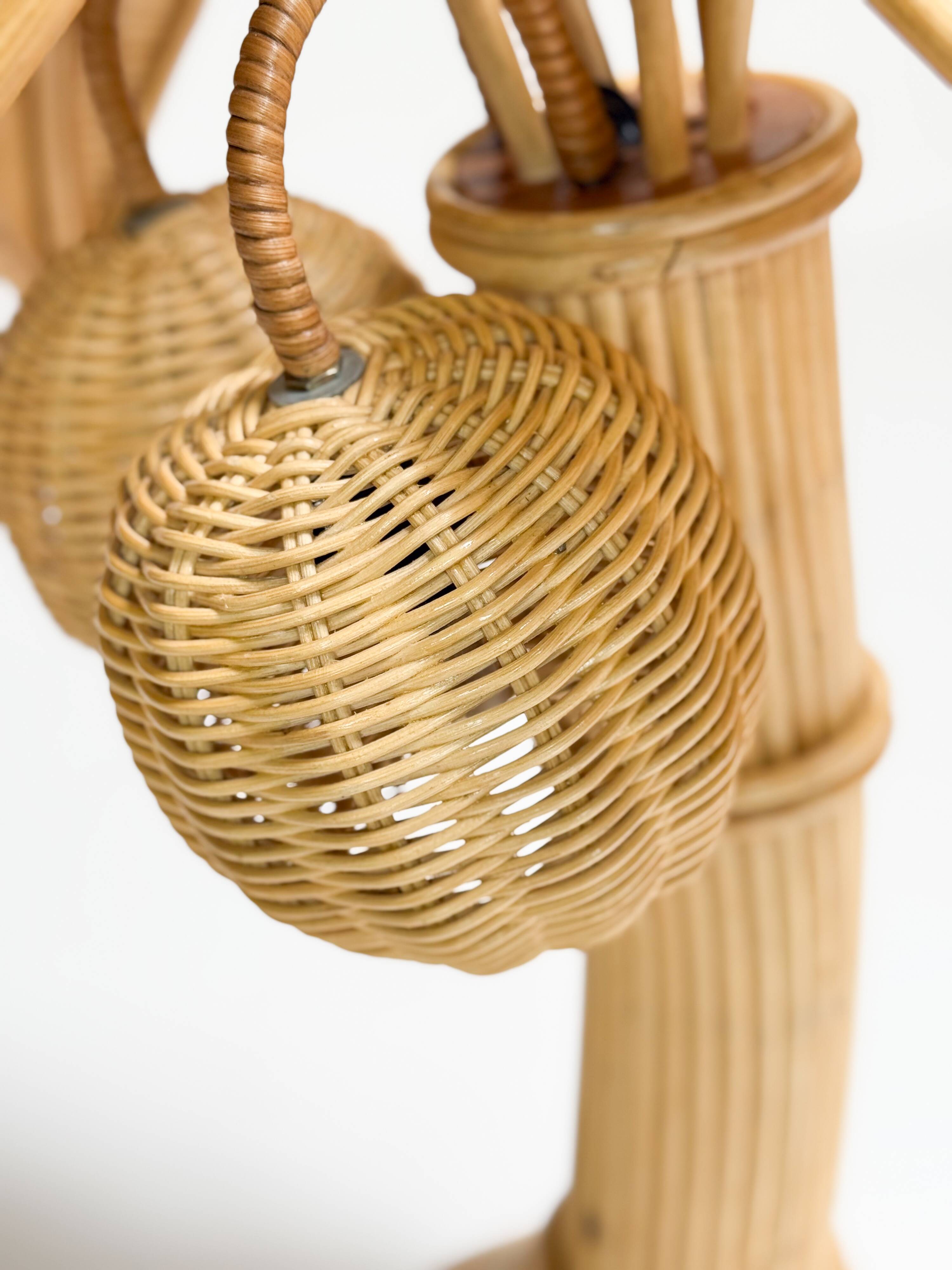 Vintage palm tree lamp