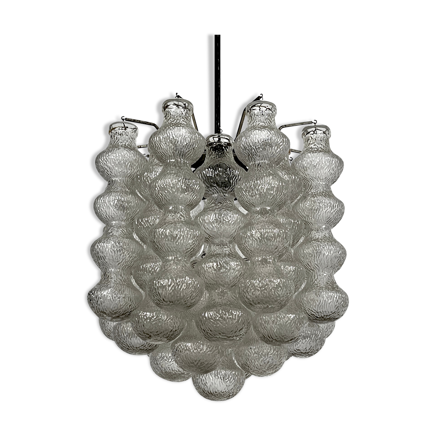 Mid-Century Murano Bubble Glass chandelier from 60s