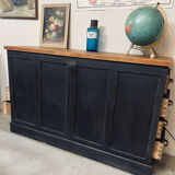 Old oak workshop drawer unit