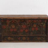 Antique folk art style trunk (1838) #46