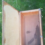 Wooden trunk with compass years 50 feet