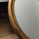 Golden mirror medallion