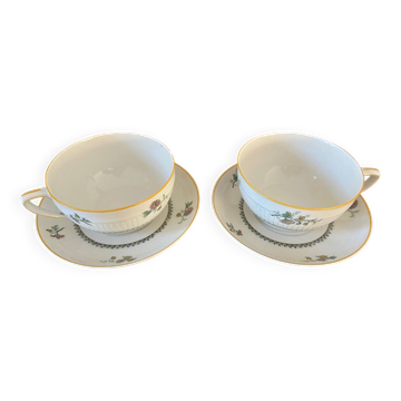 Tasses grand format Limoges Goa