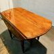 National walnut slatted table, Italy, late 19th century