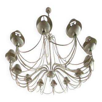 A chic and elegant chandelier from a Brussels mansion