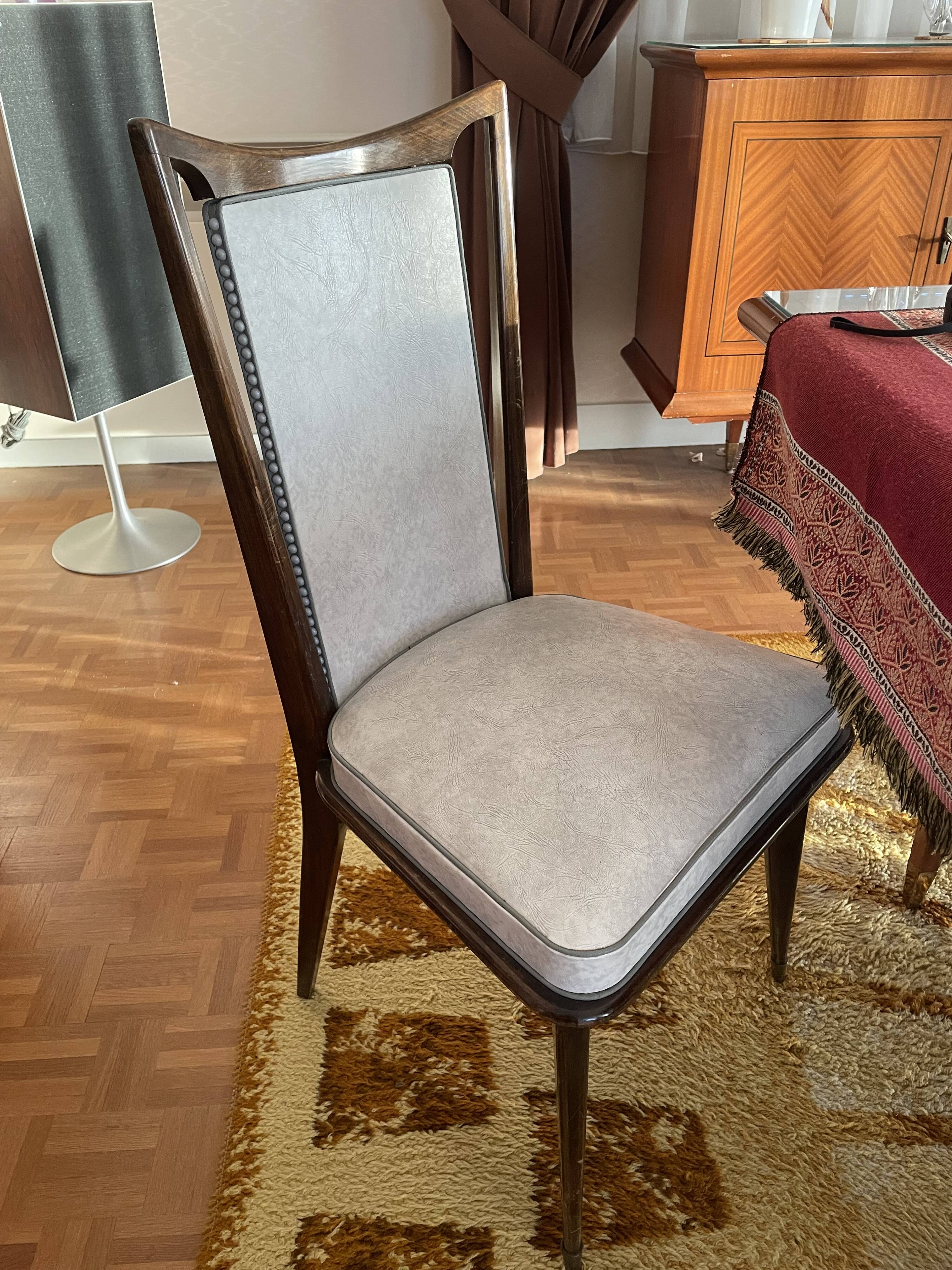 Rectangular table and 6 chairs