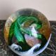 Vintage mouth-blown sulfide paperweight by Caithness Scotland