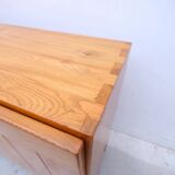 Enfilade Maison Regain en orme massif, France 1970