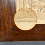 Bas-Relief Painting in Petrified Limestone, signed CF.Becker – Late 19th century